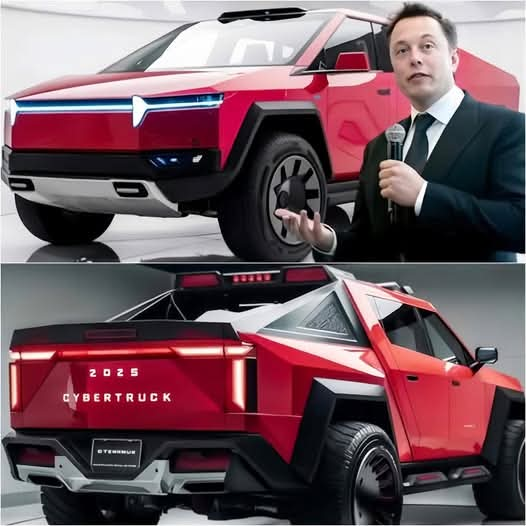 Elon Musk Unveils the New Design of Tesla’s 2025 Cybertruck: A Game-Changer You Won’t Believe!