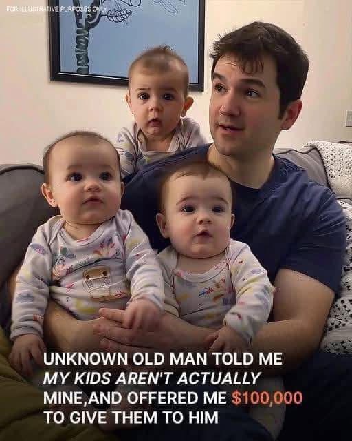 Single dad struggles with raising triplets, then he’s told they aren’t his