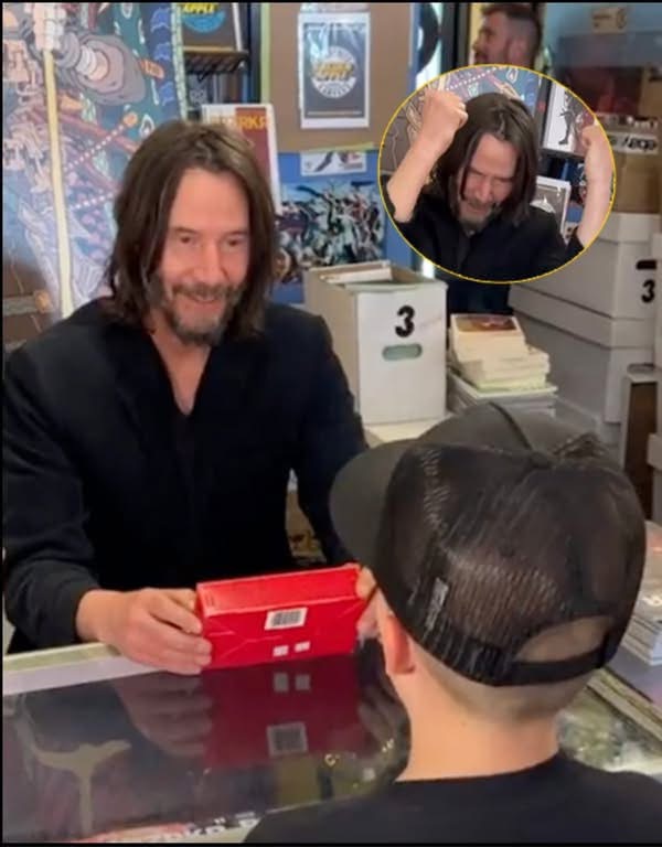 Keanu Reeves reacts to 9-yr-old who says he’s his favorite actor