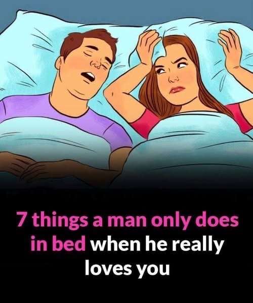 When a man truly loves you, he does these 7 things in bed.  Check the 1st comment … See more…