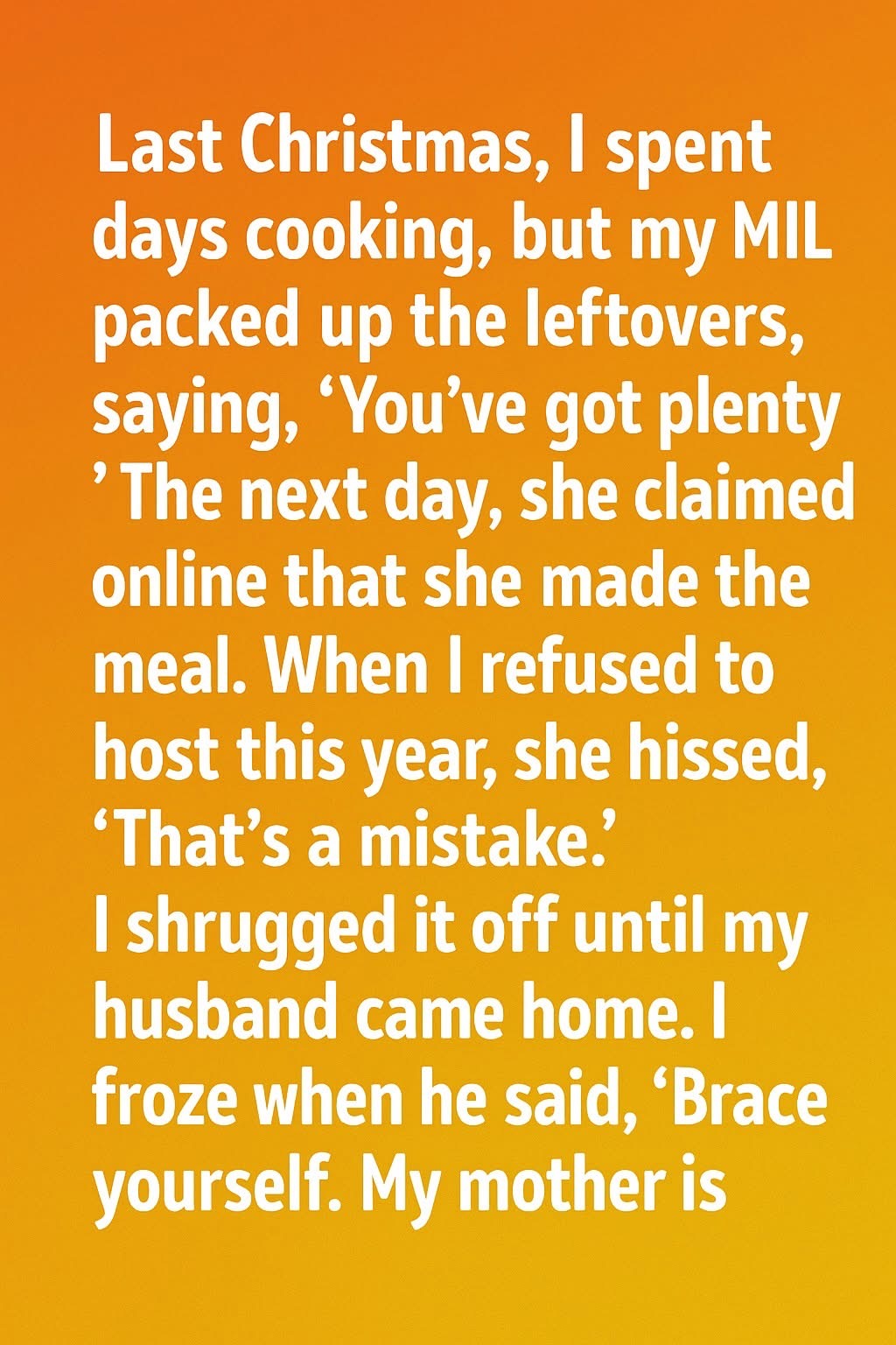 Full Story in the first Comment…