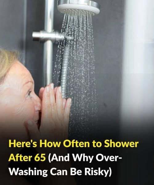 From age 65, how often should you shower (and why over-washing can be harmful to your heaIth) Check 1st cᴑmment