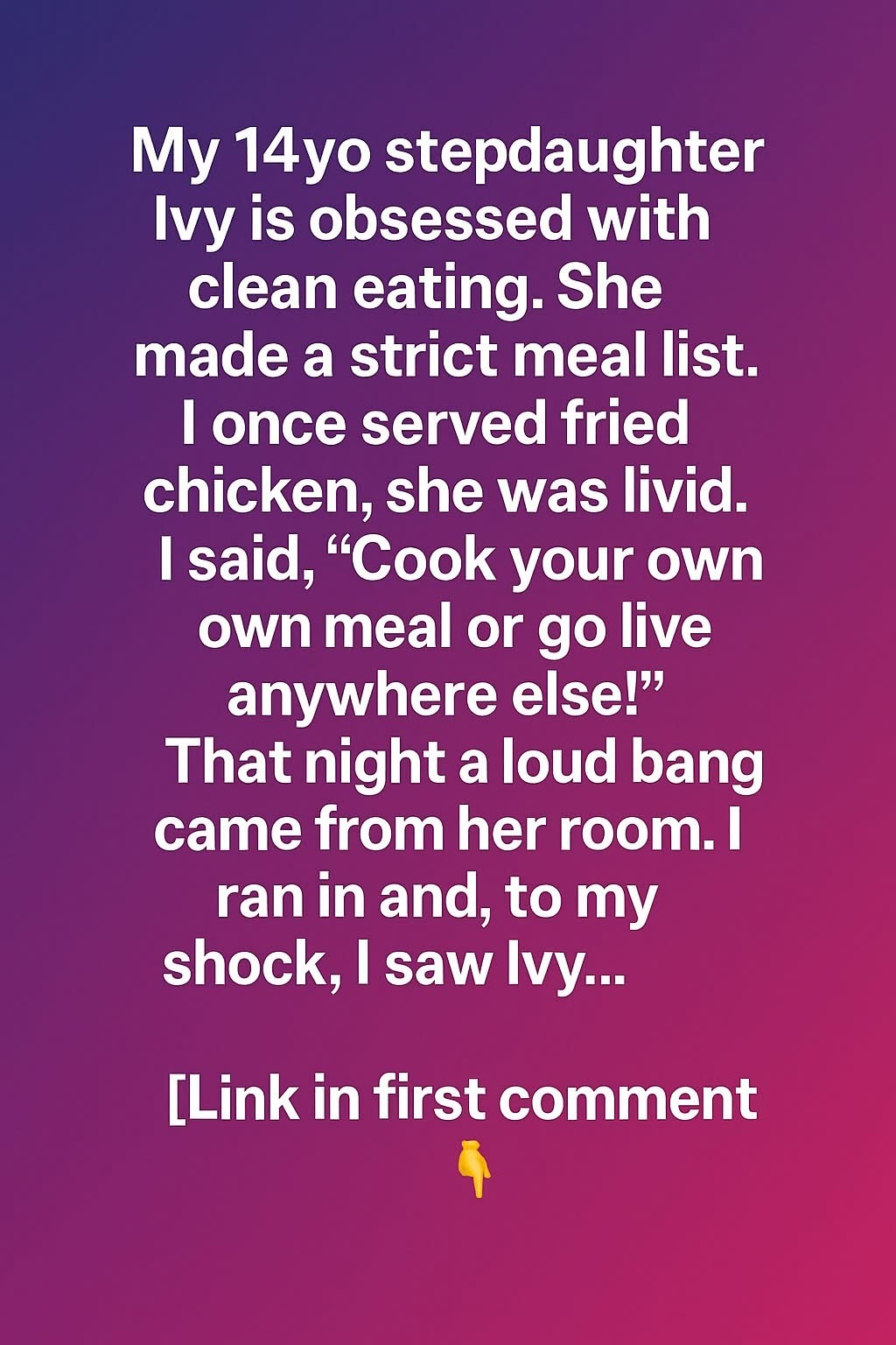 Full story in the first comment ⬇