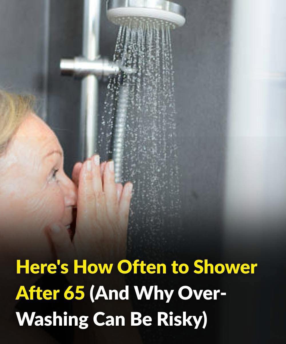 Over 65? Here’s how often you should shower — and why too much washing can harm your skin! Check the first comment