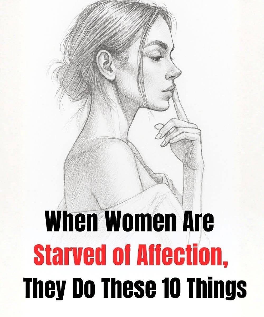 When women starved of affection, they do these 10 things..Check 1st comment