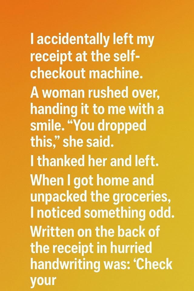 The Unexpected Note… FULL STORY