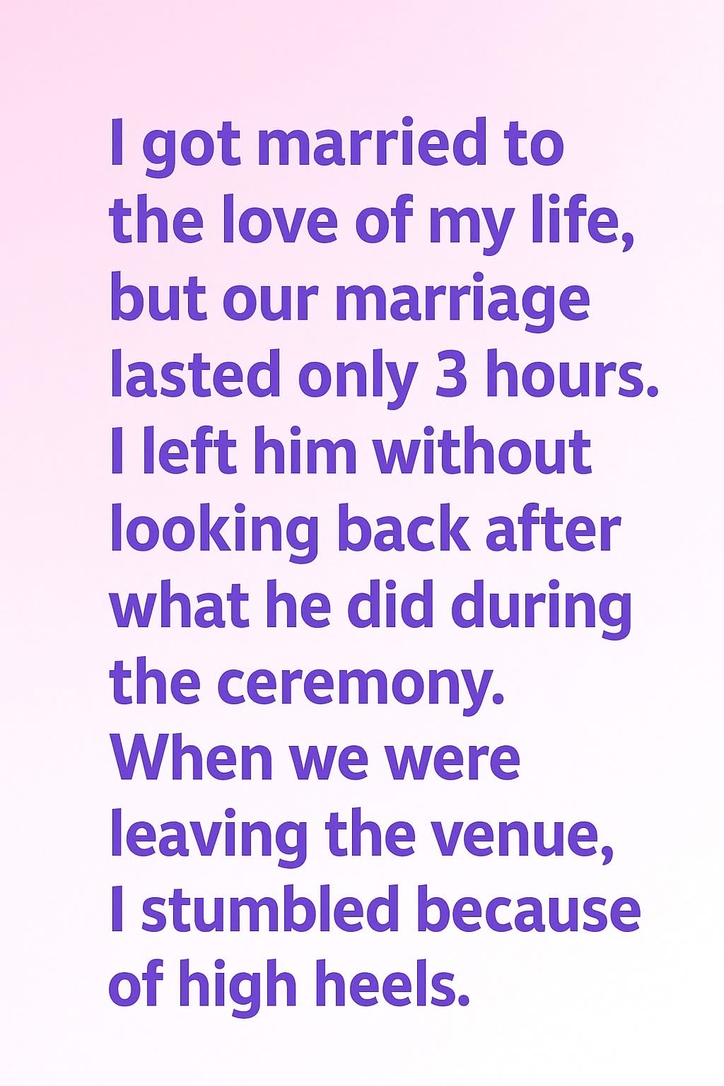 Here’s what happened  Full story in 1st comment.