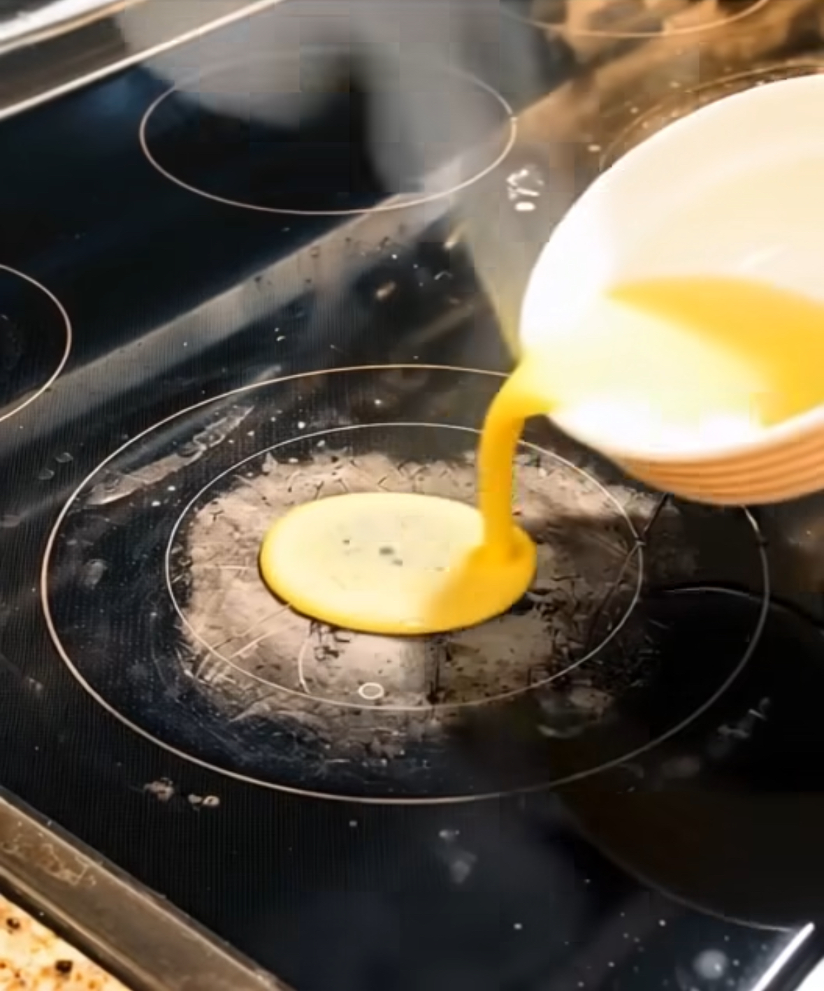 My glass stove top looks gross and may even be damaged. What should I do? ⤵️