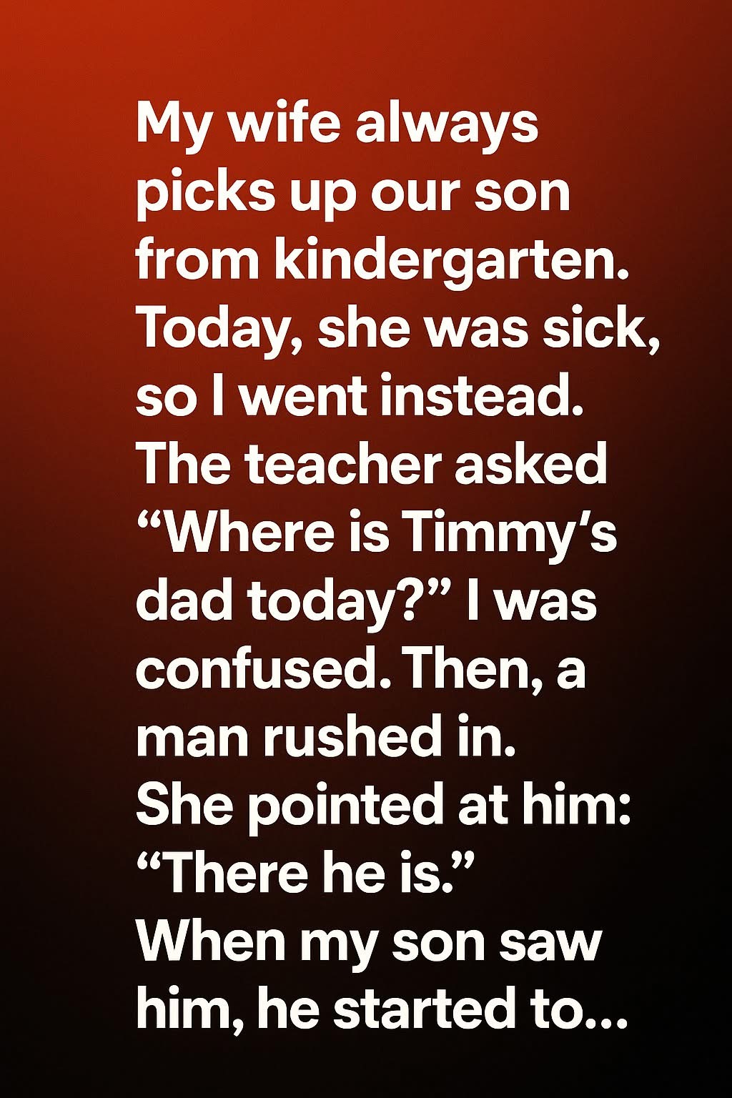 Full story in the first comment