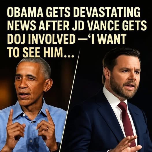 JD Vance just set Washington on fire with his latest move against Obama…See more