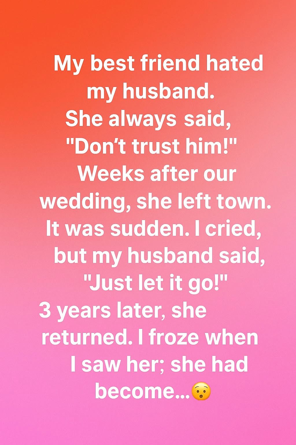 Here’s what happened  Full story in 1st comment.