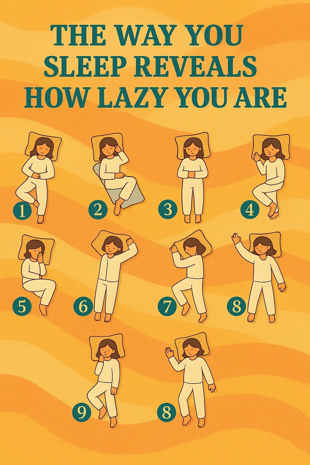 The Way You Sleep Reveals How Lazy You Are… FULL ARTICLE