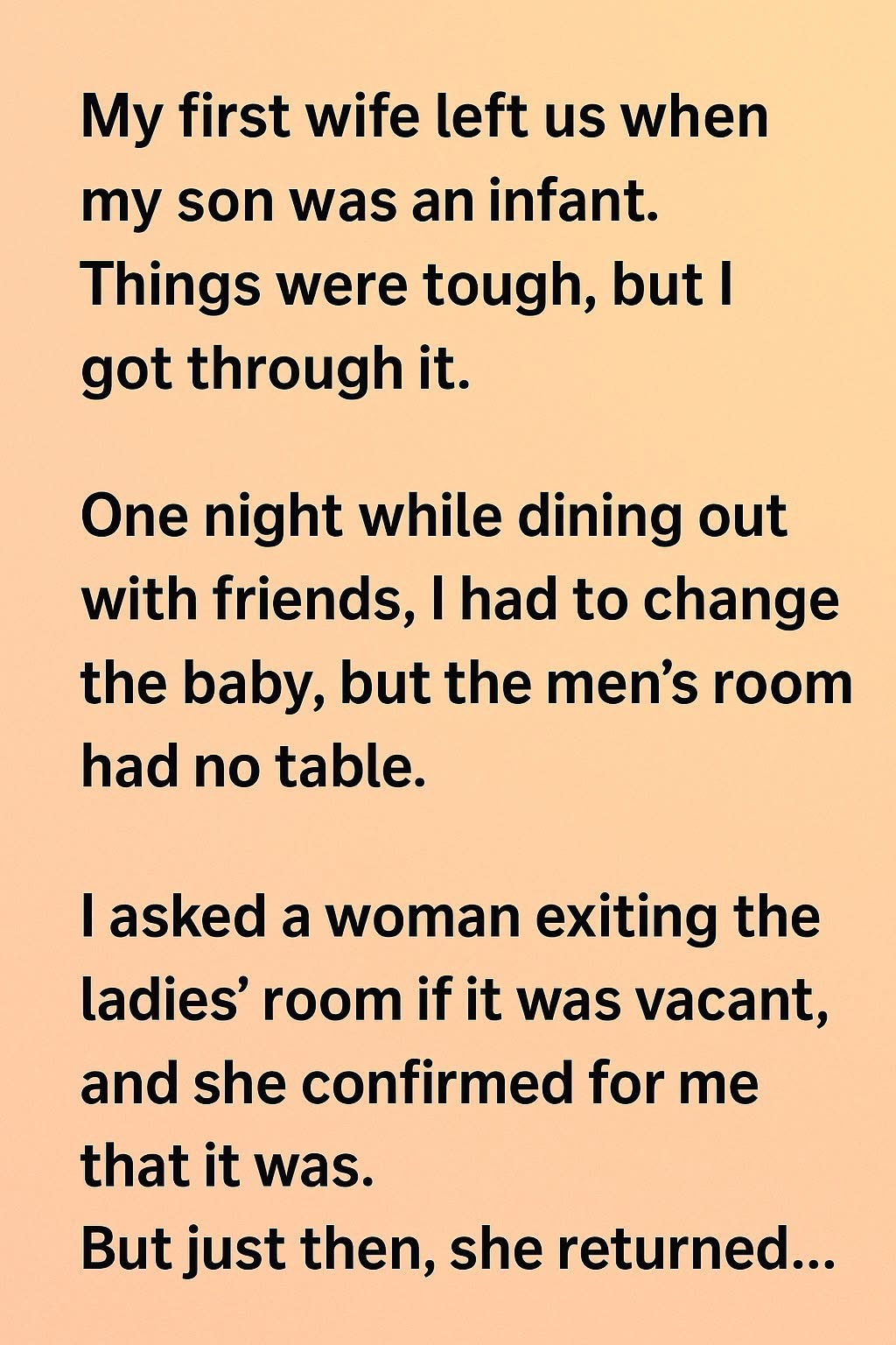 She Didn’t Know Me… FULL STORY