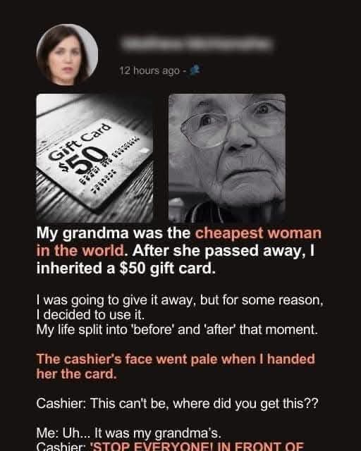 MY GRANDMA… FULL STORY