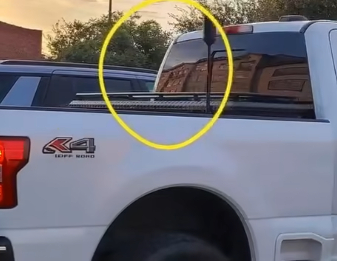 “I see these sticks on the back of almost all trucks in my area, what are they?” Check the first comment to know