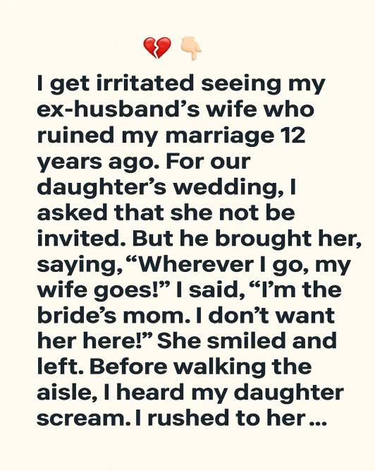 What Happened at My Daughter’s Wedding Finally Helped Me Let Go of the Past👇