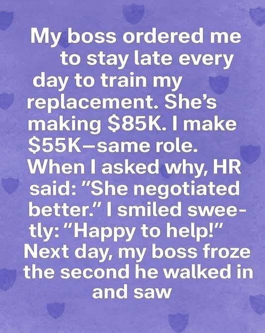 I Was Told to Train My Replacement — So I Taught My Boss a Lesson👇