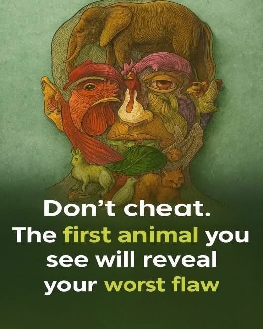 The first animal you spot in this visual reveals your ‘worst flaw’ 👀👇 Full story in the first comment 👇