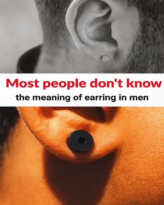 Most people don’t know the meaning of earring in men Check 1st comment👇
