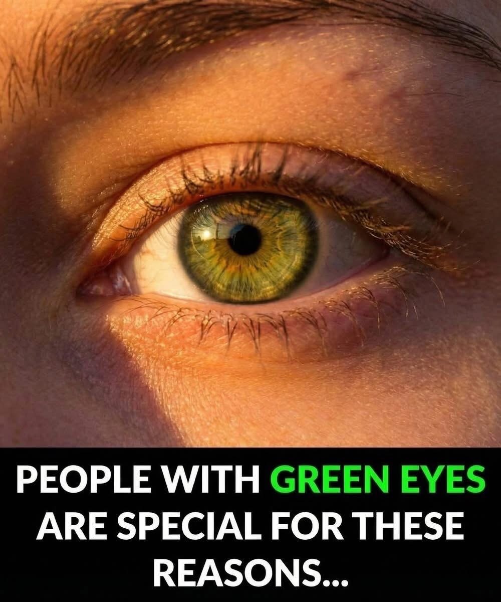 😯People with green eyes are special for these reasons…⬇️See more in 1st comment⬇️