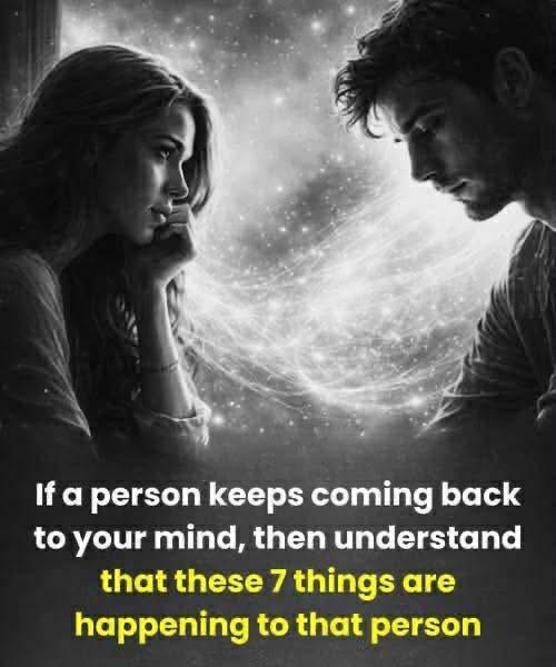 If someone keeps coming back to your mind, then understand that these 7 things are happening 😱🤯… See more