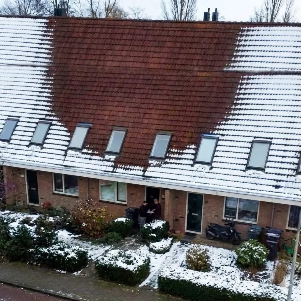 The snow was falling heavily, but the neighbors noticed that it never fell on the neighboring house. They picked up the phone and d!aled 911; what they discovered inside was amazing. Check the comments👇