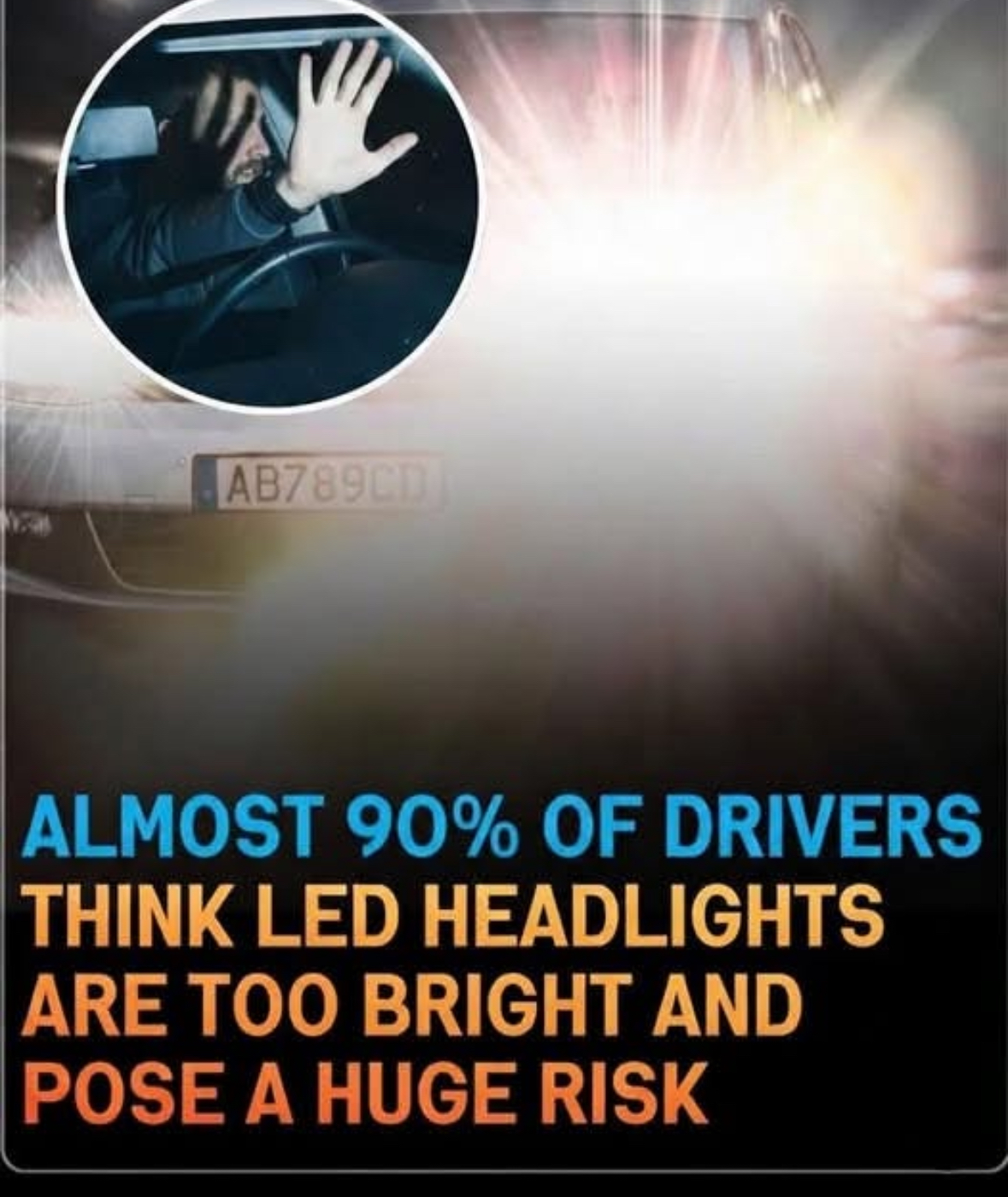 Nearly 90% of drivers think LED headlights are too bright and could be a safety risk. This concern sparks ongoing discussions about road safety and visibility. 💡🚗