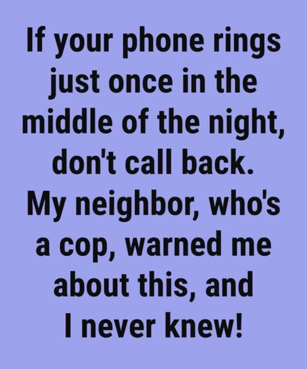 Stop! If Your Phone Displays These Signs, Do Not Return the Call