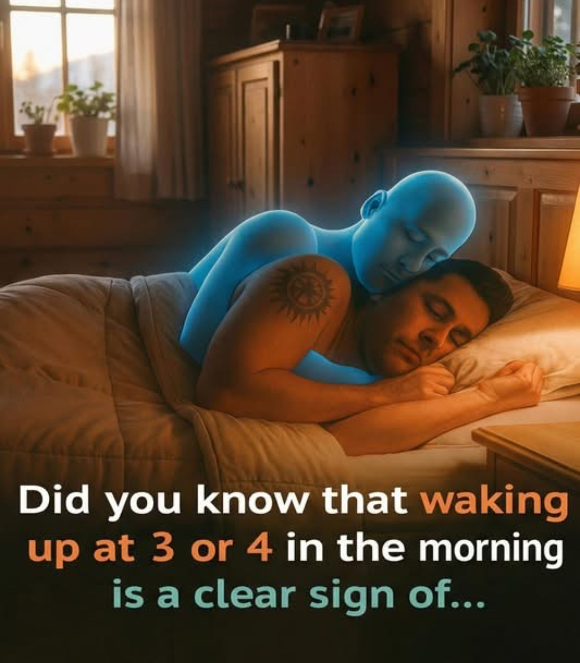 Did You Know That Waking Up At 3 Or 4 In The Morning Is A Clear Sign Of…See below👇