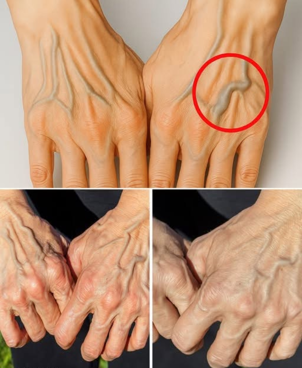 If you have visible veins, it means you are… check 1st comment