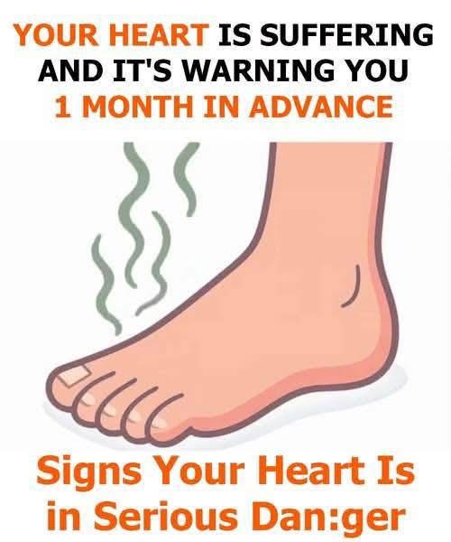 Signs that your heart is in serious dan:ger. And it wa:rns you a month in advance…Read more 👇
