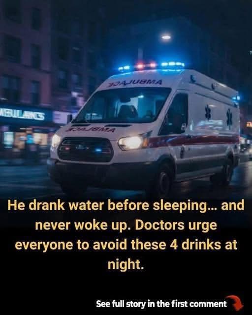 People need to be careful about drinking these drinks before going to bed 😰😰😰