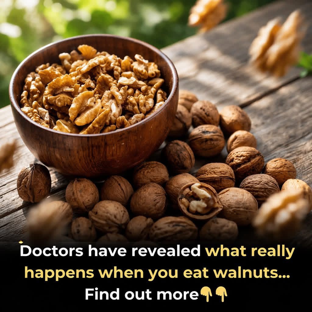 Doctors have revealed what really happens when you eat walnuts… Find out more👇👇