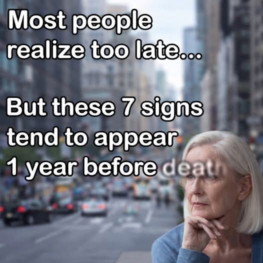 7 silent ailments that appear a year before d:eath. 🤔😱… check 1st Comment