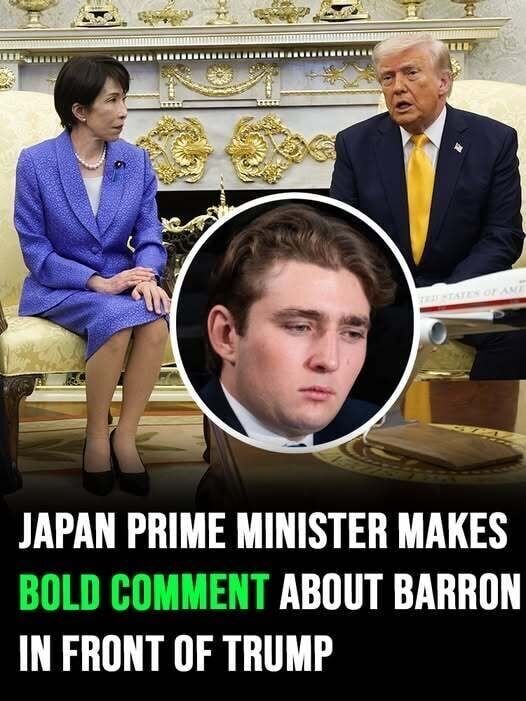 Japanese Prime Minister’s Unexpected Praise for Barron Trump During White House Visit Sparks Conversation About Diplomacy, Image, and the Subtle Role of Personal Compliments in High-Level Political Meetings Between World Leaders Amid a Complex and Highly Scrutinized Global Political Climate