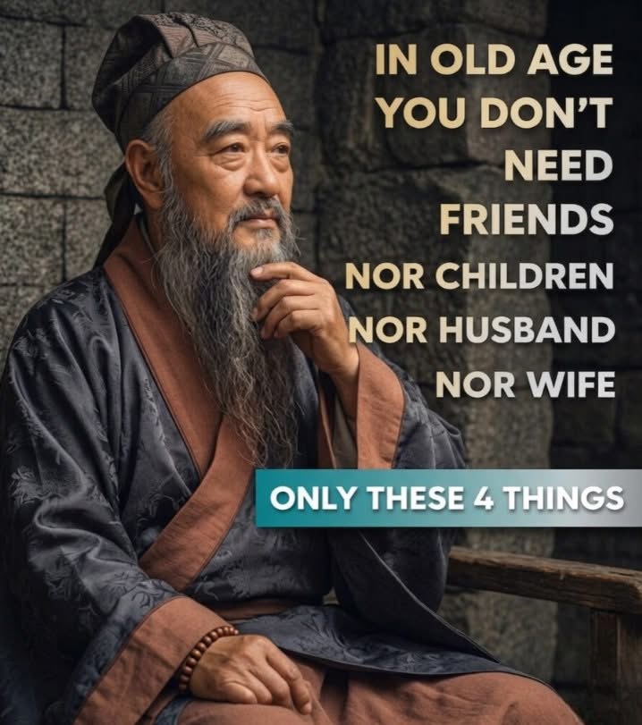 4 Confucian principles that will make old age happy.