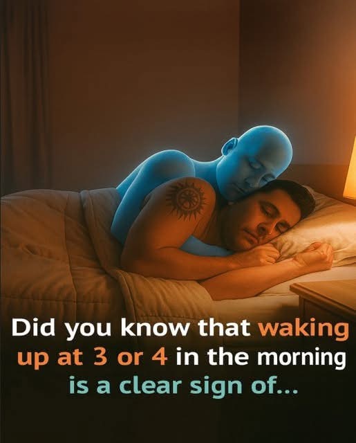 Did You Know That Waking Up At 3 Or 4 In The Morning Is A Clear Sign Of See below👇