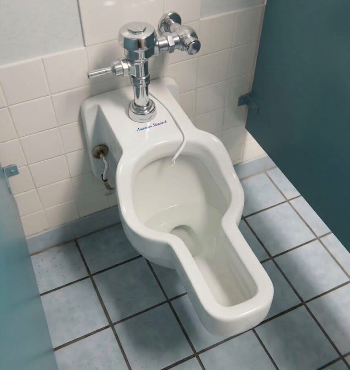 “My coworker saw this toilet in the women’s restroom at the Huntsville Space Center. Why is it shaped this way?” Check the first comment to know 👇