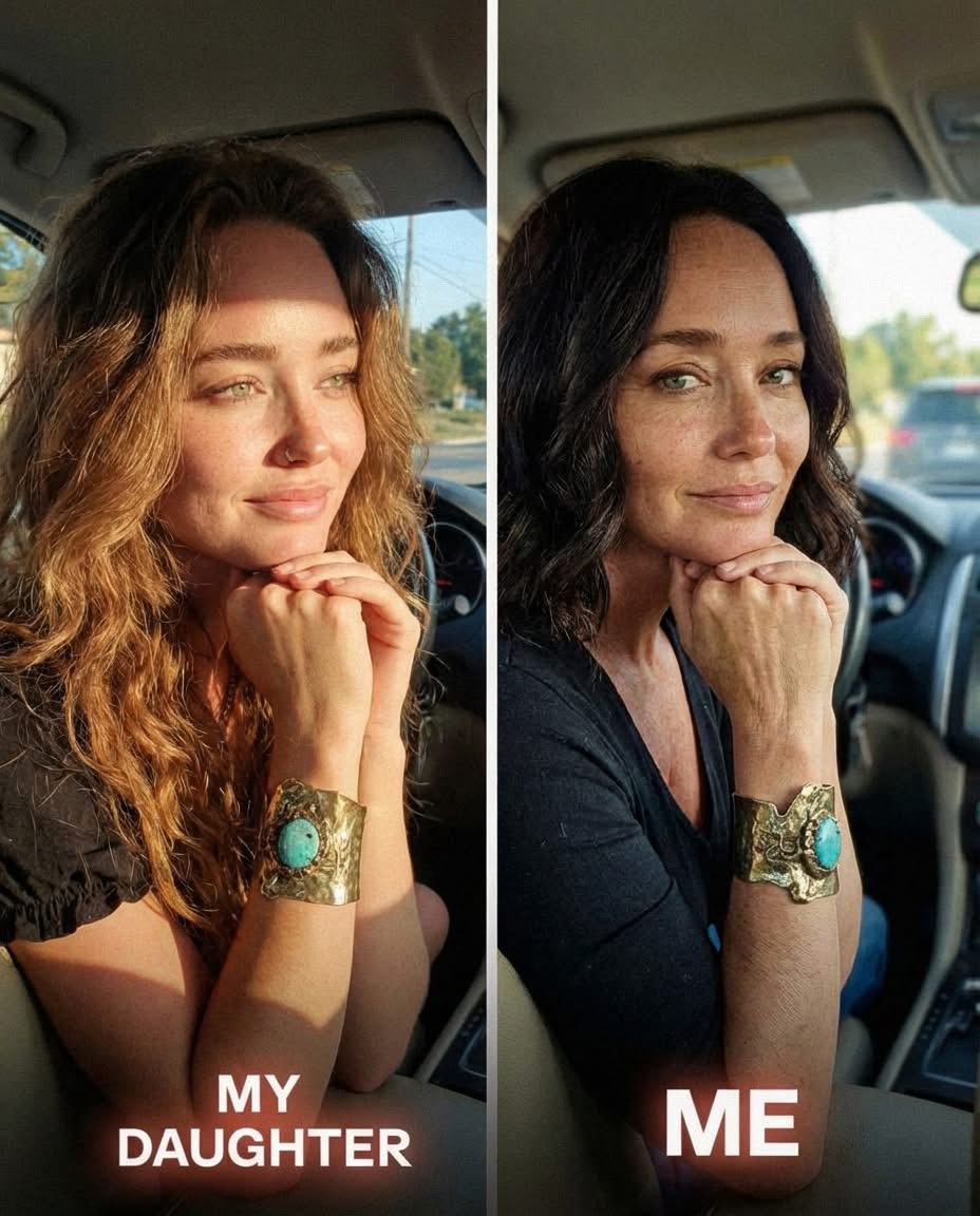 I found a bracelet at a flea market that belonged to MY MISSING DAUGHTER — it brought DOZENS OF FURIOUS COPS to my yard. My name is Natalie. I’m 54 years old. Ten years ago, my daughter Nana left for work and NEVER CAME BACK. The police found nothing. Everyone told me to move on, but I was sure Nana was still alive and would return. This Sunday at the flea market, I saw IT. On a table was a gold bracelet with a large stone. My husband made that bracelet just for Nana’s graduation, and she wore it all the time. Nana was wearing that bracelet the day she disappeared. My legs were shaking as I hurried over to the stall. “Where did you get this?” I asked the vendor. “A young woman sold it to me today. It’s only $200. Take it,” the man replied indifferently. Carefully, I took the bracelet in my hand. On the back, there was an engraved inscription: “FOR NANA, FROM MOM AND DAD.” It was my missing daughter’s bracelet. THERE WAS NO DOUBT. “What did that woman look like?” “Tall, slim, with a huge mass of curly hair. So, are you buying it or not?” The description stunned me — it sounded just LIKE MY DAUGHTER. I bought the bracelet. For the first time in ten years, I was holding something my daughter had recently touched. But when I showed the bracelet to my husband, he lost his temper. “ENOUGH! Accept that Nana is gone! Anyone could’ve stolen that bracelet and sold it! Stop obsessing over this!” he shouted. I went to bed crying, holding the bracelet to my chest. The next morning, I woke up to loud pounding on the front door. I opened the door and saw two police officers and several police cars in my yard. “Mrs. Harrison?” one of the cops asked. “Yes.” “We found out what Nana was doing the night before she disappeared. It’s about the BRACELET you bought yesterday.” His next words made my knees WEAK. ⬇️