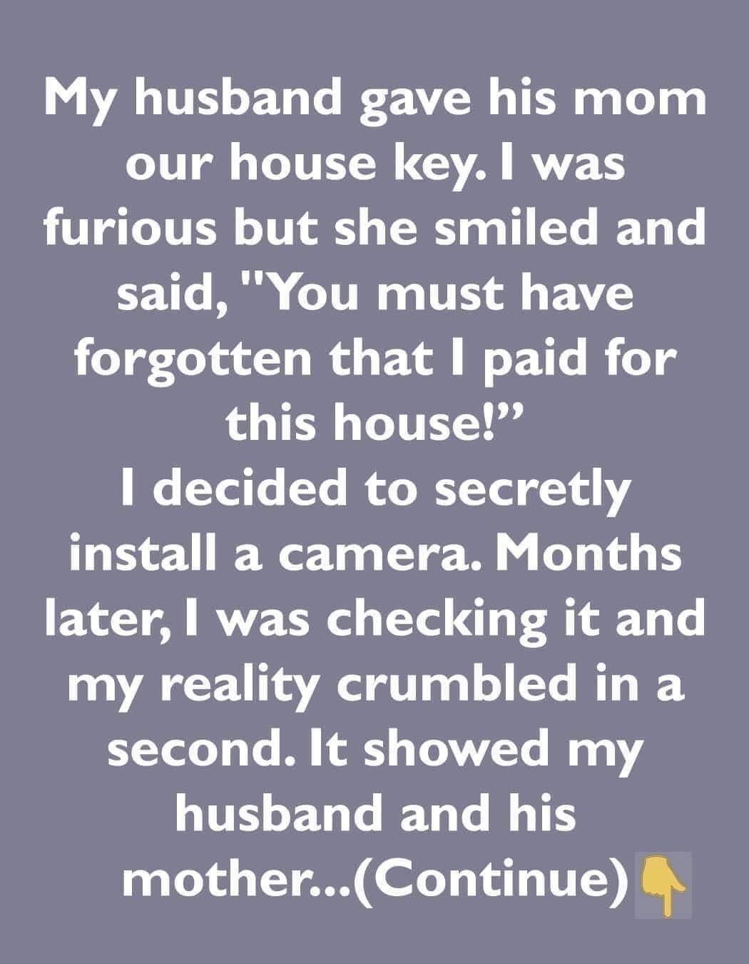 I Installed a Secret Camera After My Continue Reading Below first comment👇👇