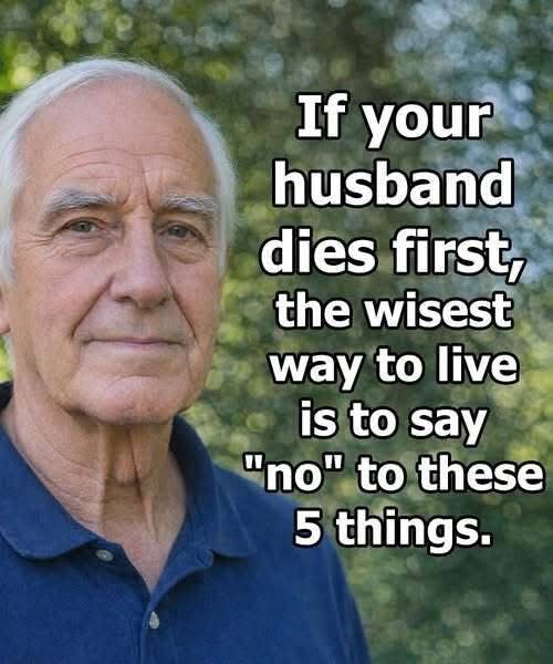 If your partner passes away first — 5 mistakes to avoid for a calmer, more peaceful life… See below ⬇️