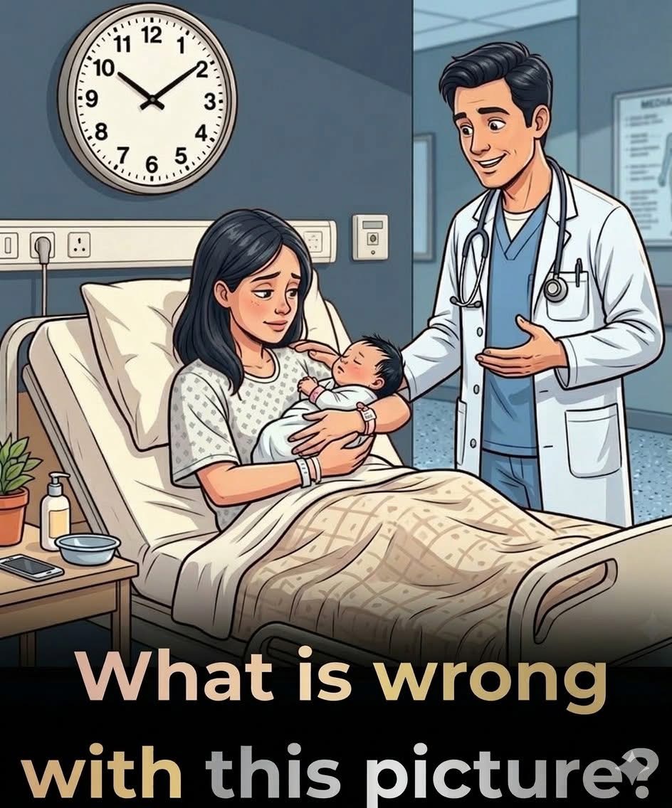 Can You Spot the Hidden Mistake in This Hospital Picture Find Out The Answer In The Comments ⬇️