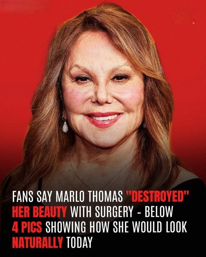 4 incredible AI-generated images showcase the naturally aged 86-year-old “THAT GIRL” Marlo Thomas in the comments below.👇😲