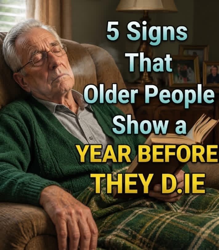 5 signs that an elderly person may be in their last year of life. Subtle wa:rnings you shouldn’t ignore! Check 1st comment👇……,……