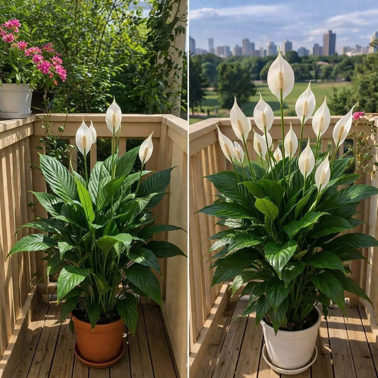 Just 1 Cup Makes Peace Lily Bloom Like Crazy (Even the Ugly Ones) Full recipe….⤵️