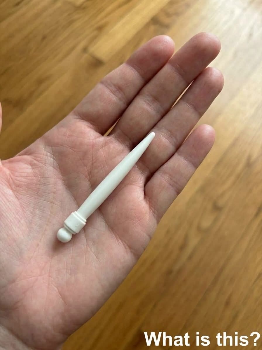 My wife found this in our bed. We’ve been looking at it for a while, but we still can’t figure out what it is. Does anyone know what it is? Check the first comment for the answer 👇