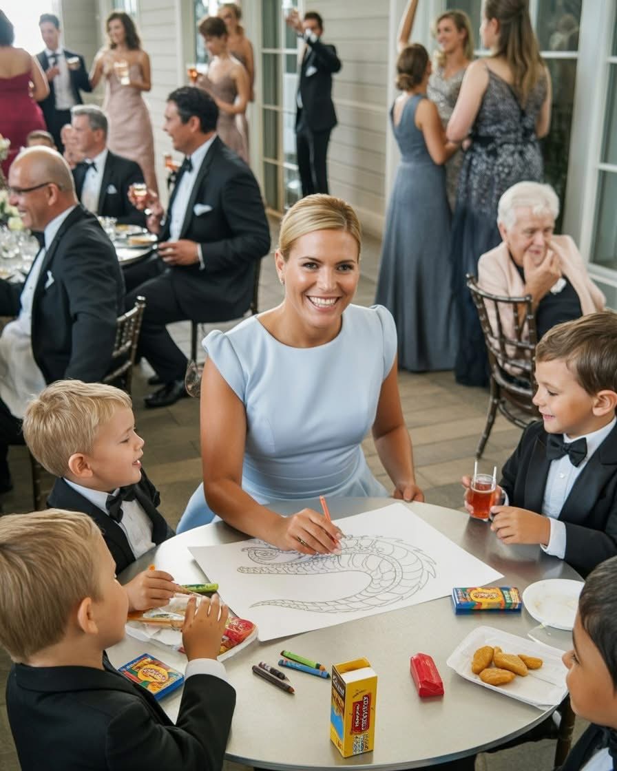 I honestly thought my brother was joking when he pointed toward the back of the ballroom and said, “You’re not really on theme. Just sit at the kids’ table — and don’t talk to my boss.” Ten minutes later, his billionaire CEO walked past every VIP in the room, dragged a tiny chair up beside me, and said, “There you are. I’ve been trying to find you.”  By sunrise, my brother’s flawless wedding, his job at Nebula, and our carefully balanced family hierarchy would be unraveling.  My name is Lena. I’m twenty-eight.  And last Saturday, my older brother publicly demoted me to the children’s table at his wedding.  It wasn’t even the seating that hurt.  It was how effortless it was for him.  The ballroom looked unreal — crystal chandeliers dripping light, ivory linens layered over gold-trimmed china, towering floral arrangements that probably had their own budget line. A string quartet played something soft and expensive while servers glided between tables offering champagne.  I had followed instructions precisely.  I wore the pale blue dress Caleb had sent me a screenshot of with the message: “This one. No experiments.” I paid too much for my hair to fall in glossy waves instead of its usual rushed knot. I bought the exact registry item he’d “suggested” — an espresso machine that cost more than my laptop.  I even arrived early, because apparently timing is part of optics.  I was standing near the entrance, adjusting heels clearly designed by someone who hates feet, when I saw him.  Caleb.  Three years older. A lifetime ahead in self-importance. He moved through the room in his tuxedo like he was unveiling a brand, not celebrating a marriage. His posture screamed confidence. His smile was calibrated.  When he spotted me, his expression tightened.  He didn’t hug me.  He didn’t say hello.  He stepped directly in front of me and lowered his voice.  “What are you doing here?” he asked.  I blinked. “Attending your wedding?”  “I meant here,” he said, gesturing toward the entrance. “This is where the key guests are arriving. Investors. Executives. Board members. You’re… in the frame.”  “In the frame?”  “Yes,” he said briskly. “Photographers are capturing arrival shots. We don’t need distractions.”  I looked down at myself — the dress he chose, the neutral heels, the understated makeup.  “I’m your sister,” I said quietly.  “Which is why I relocated you,” he replied smoothly, pulling out the seating chart like it was a strategy document. “Table Five is now for the VP of Marketing. Her husband runs a fund. It’s strategic.”  His finger slid down to the bottom corner.  Table Nineteen.  Near the service doors.  With a balloon sticker.  “That’s the kids’ table,” I said.  “It’s mixed seating,” he corrected. “Great Aunt Marge is there. She won’t mind.”  “You’re seating me with toddlers.”  “You don’t match the room, Lena,” he snapped. “This is a high-level environment. You’re… freelance. It’ll be less awkward for everyone if you just sit, eat, and keep things low-profile.”  “I have a career,” I started.  He waved it off. “Your blog-writing thing isn’t exactly corporate. Just stay at Table Nineteen. And if you see Silas Vance — don’t approach him. He’s my CEO. This is important.”  Then, leaning closer, he added, “Don’t make it weird.”  He walked away before I could respond, already smiling at a cluster of men in tailored suits.  He had no idea.  The man he’d warned me about — Silas Vance, founder of Nebula, tech icon, keynote regular at global summits — was my client.  The viral speech he’d delivered at the UN the week before? Drafted on my laptop at 2:00 a.m. while I sat cross-legged on my couch eating leftover noodles.  To Caleb, I was just his awkward sister who “typed for a living.”  He didn’t know I was the ghost behind the words his boss was praised for.  I exhaled slowly.  “Fine,” I murmured. “Table Nineteen it is.”  The kids’ table was exactly what it sounded like.  Positioned beside the swinging kitchen doors, close enough to feel waves of garlic-scented heat every time they opened. Instead of centerpieces, there was a plastic container of crayons. The tablecloth already featured colorful scribbles. A booster seat was strapped to one chair.  Four boys in miniature tuxedos debated trucks. A baby fussed in a stroller. Great Aunt Marge slept upright.  I stood there for a second.  Then a little boy with a crooked bow tie looked up at me.  “I like your dress,” he announced.  “Thanks,” I said, smiling despite myself.  “I like monster trucks,” he added.  “Excellent taste,” I replied.  The nanny beside him gave me a knowing look. “They stick you back here too?”  “Apparently I’m off-brand,” I said.  She laughed. “Their loss.”  So I leaned into it.  I poured apple juice, wrestled with impossible ketchup packets, drew dragons on napkins. I watched the “power section” from across the room like it was theater.  Caleb floated from table to table, shaking hands, clapping backs, performing success.  He was calculating status the way some people calculate calories.  He’d been doing it his whole life.  Then the room shifted.  A ripple of attention moved from the entrance inward.  Silas Vance had arrived.  The air changed — conversations lowered, shoulders straightened, laughter sharpened.  Silas greeted investors politely, nodded at board members… and then his eyes scanned the room.  Past the front tables.  Past the dance floor.  All the way to the back.  To Table Nineteen.  He changed direction.  Walked past every VIP.  Stopped beside me.  And without hesitation, pulled a tiny child-sized chair out from under the table and sat down next to me.  “I’ve been looking everywhere for you,” he said warmly.  The entire ballroom froze.  Across the room, my brother went pale.  And I smiled.  Because I suddenly understood something Caleb never would.  Power doesn’t always sit at the front of the room.  Sometimes, it’s drawing dragons at the kids’ table.  Let’s read what happened next to my very confident older brother 👇
