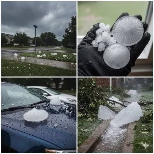 Red Alert Strong hail just hit S-town… See below