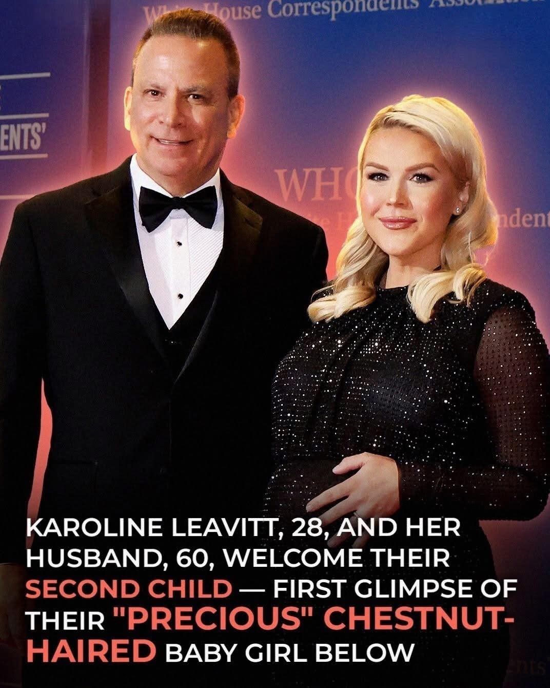 Conversation won’t let up over Karoline Leavitt’s newborn daughter’s “sweet little face.” Photo in the comments 👶⬇️