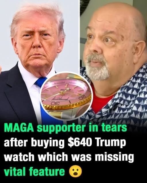 He proudly spent $640 on a Trump-branded watch — but what arrived left them in tears 😳 Now, the MAGA fan says he’s questioning whether the purchase was worth it at all.. See comments ⬇️